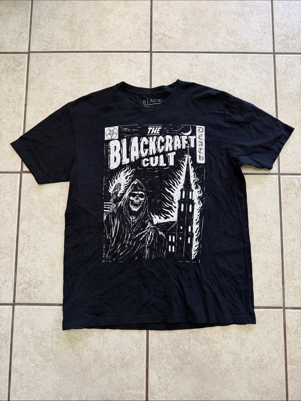 Blackcraft Cult Black Graphic Short Sleeve Tee
